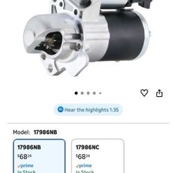 starter 08-20 Chevy Traverse Colorado Malibu Impala,3.0 3.6L Cadillac Buick