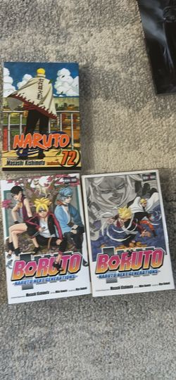 Naruto Vol. 72 & Boruto Manga Set of 3