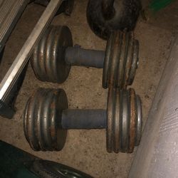 90 Lb Dumbbells