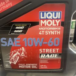  Aceite.     10w-60. CAN AM.   LÍQUIDO MOLY