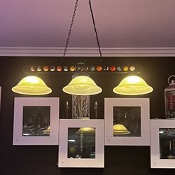 Pool Table Chandelier 