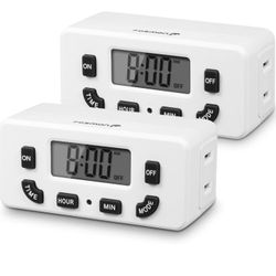 2 FOSMON DIGITAL TIMER , NEW