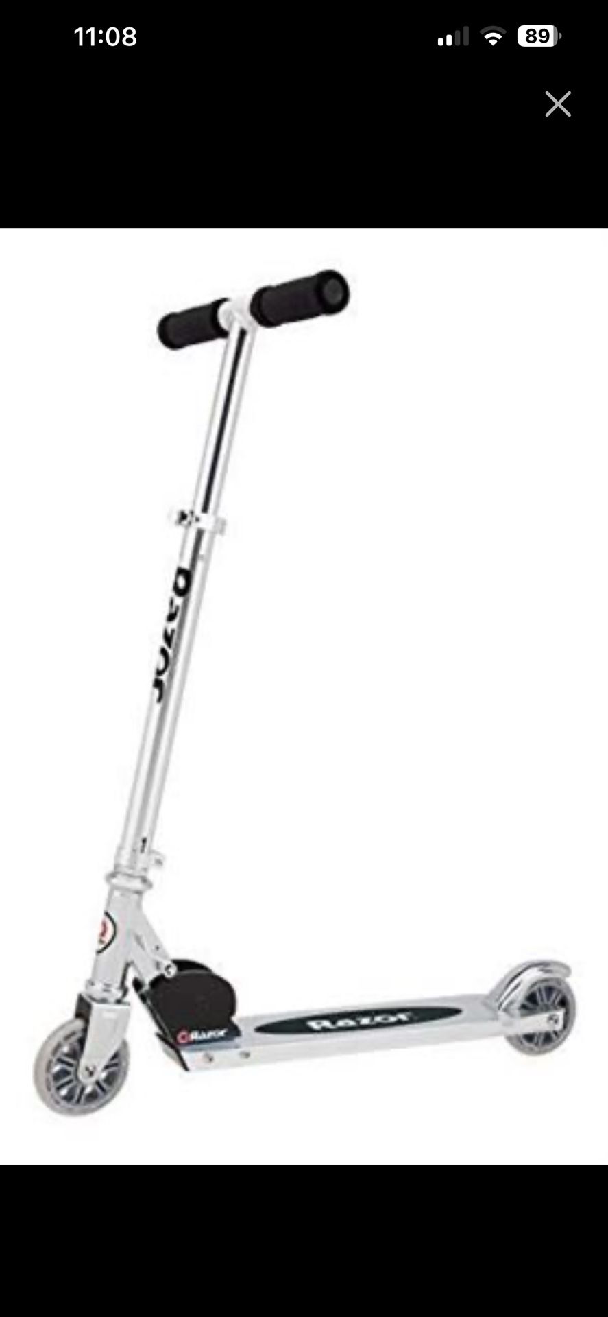 Razor A Kick Scooter for Kids - Lightweight, Foldable, Aluminum Frame, and Adjustable Handlebars