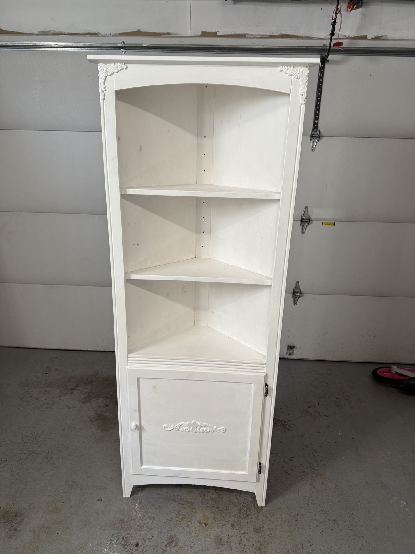 White Corner Shelf