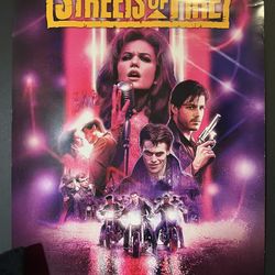 STREETS OF FIRE (1984) SHOUT! Factory Collector's Edition Poster - NEW