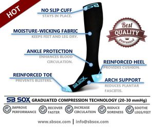 SB SOX Compression socks(20-30mmHg)size M