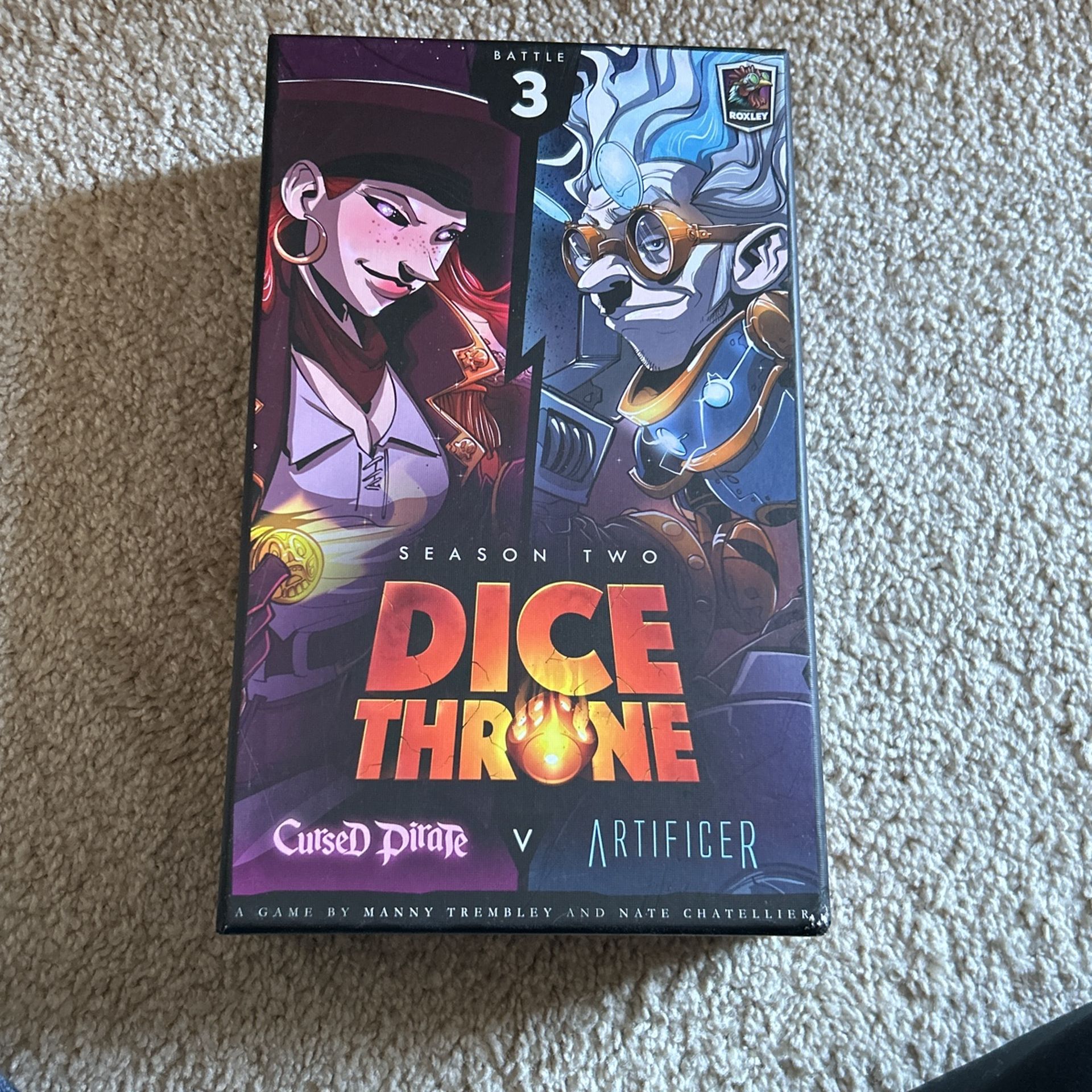 Dice Throne Season 2 Cursed Pirate And Artificer Characters