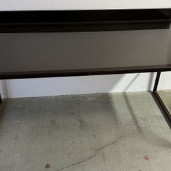 Blu Dot Glass Table / Desk - Collapsible Foldable