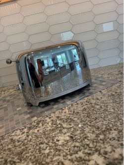 SMEG Chrome toaster 2 slice