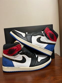 Air Jordan 1 OG HIGH Retro Fragment x Union LA Varsity Red Sport Royal 11 Men