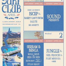 Goldenvoice Surf Club - 2 Saturday Tickets
