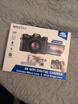 Vivitar 4K WiFi Digital Camera with Bonus Lenses