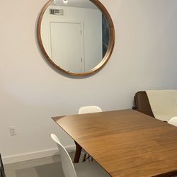 CB2 Wall Round Mirror