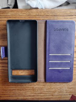 Purple Leather Phone Case