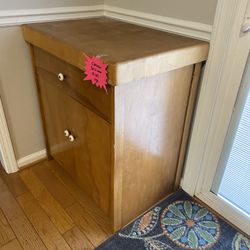Cabinet Solid Wood Side Table 