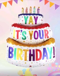 " IT'S YOUR BIRTHDAY" Foil Balloon 40"