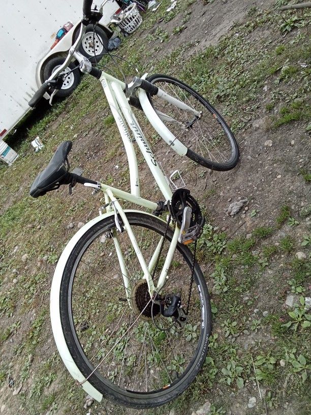Schwinn cruiser with after market rims