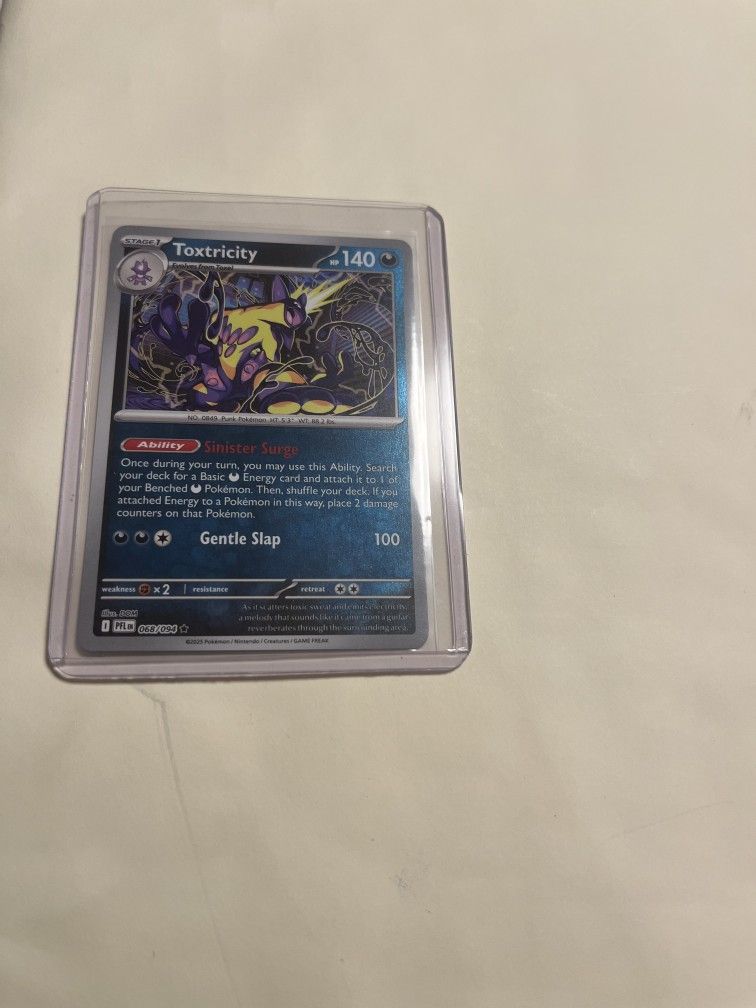 Pokémon Toxtricity 068/094 Holo