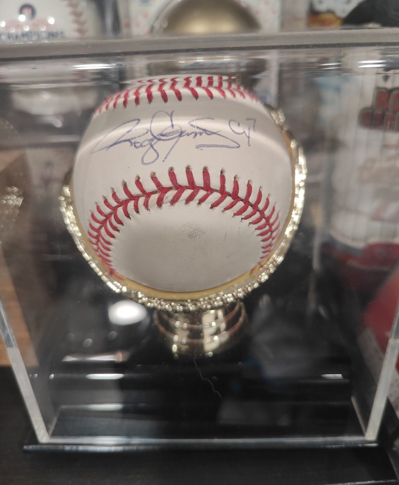 Roger Clemens Autographed Baseball