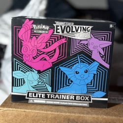 Evolving Skies Elite Trainer Box Pokemon Cards 