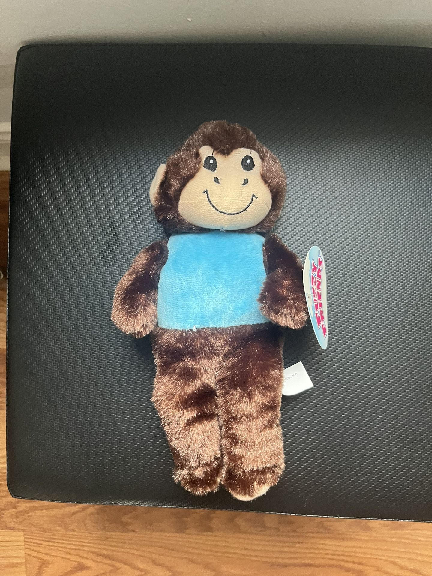 Fuzzy Friends Smiling Monkey Plush