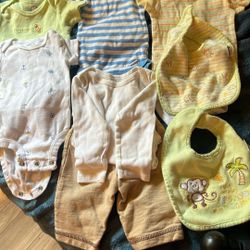 Newborn-0/3 Onside & Pant And Bibs