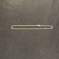 Custom Vintage Ankle Bracket 925 Silver Italy 