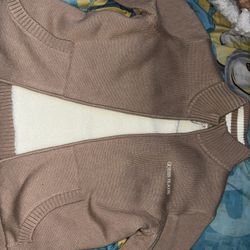 Guess Zip Up Winter Sweater