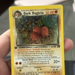 Dark Dugtrio 1st Edition Holo