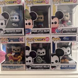 Mickey Pops Lot Of 7 