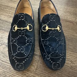 Suede Gucci Loafers