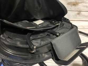 Unbranded Black Man Made Materials Travel Laptop Office Large Bag
