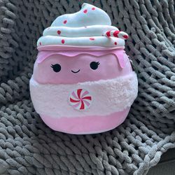 Ethel Peppermint Candy Cane  Hot Cocoa 16 Inch Squishmallow New With Tags