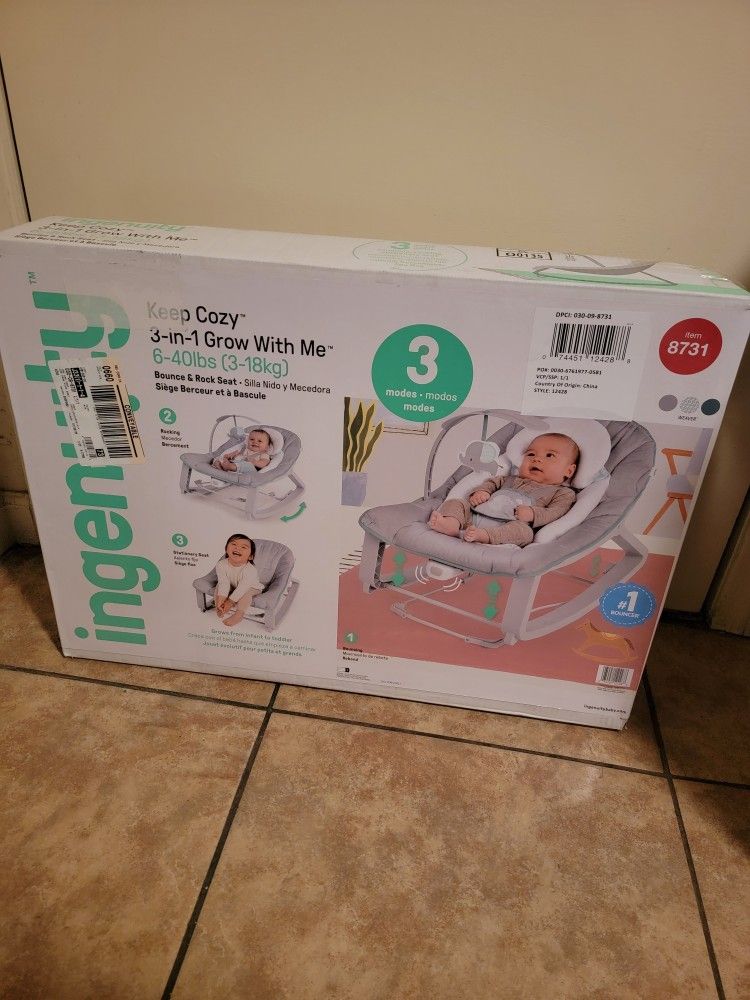 New bouncer and rock seat