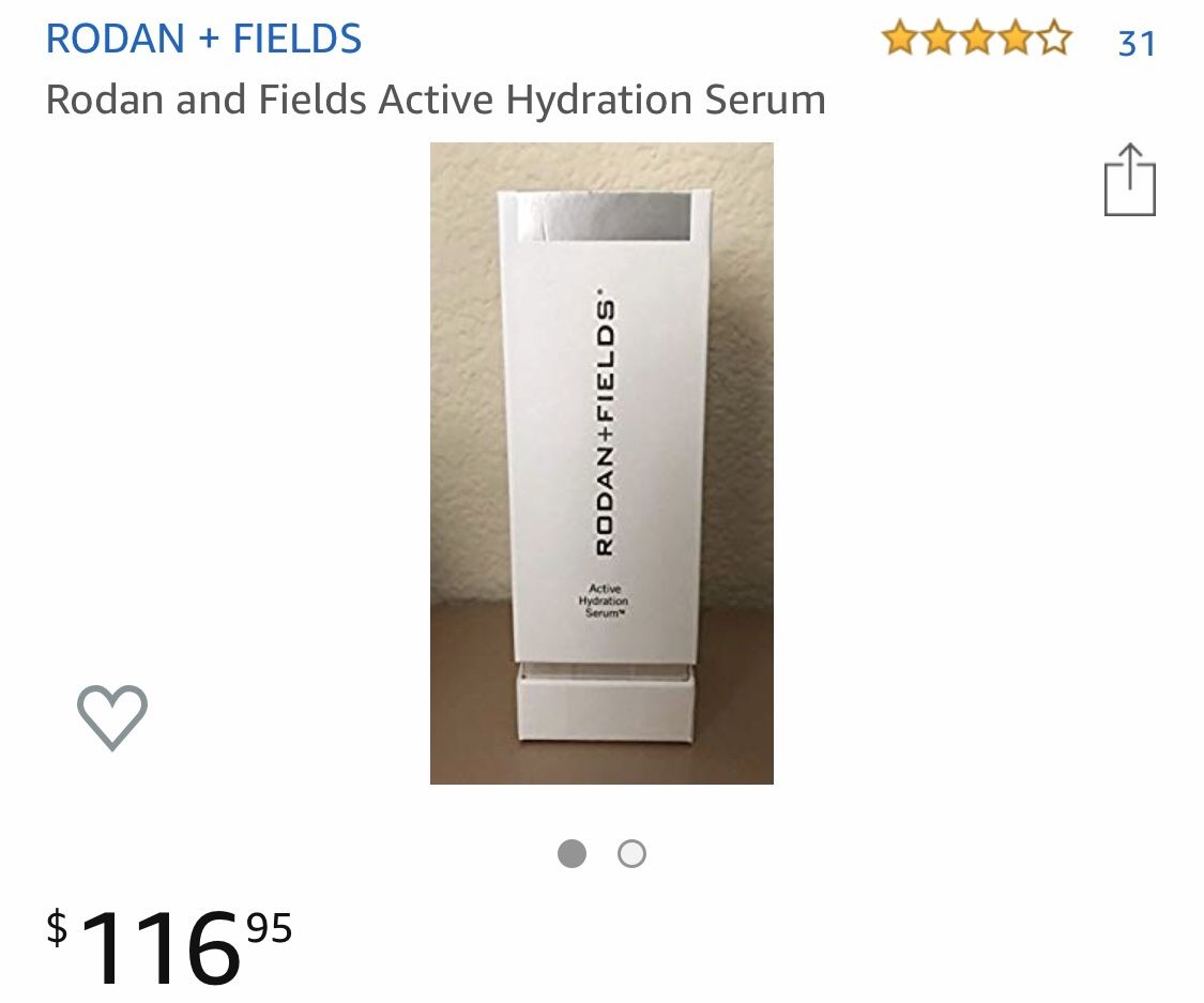 Rodan & Fields Active Hydration Serum *NEW* $75.00 Save Save!!