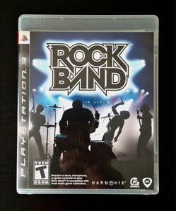 ROCK BAND - PLAYSTATION 3 [PS3] - 2007 - COMPLETE WITH MANUAL