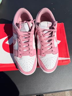 Nike Dunk Low Pink and White Sneakers