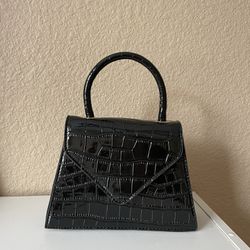 Brand New Black Leather Mini Bag