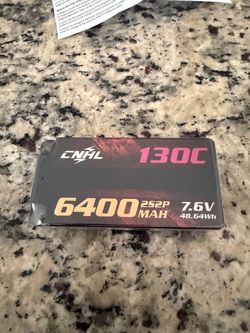 The CNHL Racing Series LiHV 6400mAh 130C 2S 7.6V Shorty LiPo Battery Hardcase