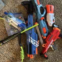 Nerf Guns And Faux bow