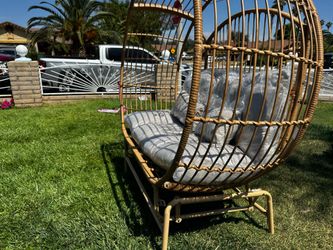 new outdoor swing egg loveseat