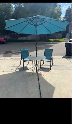 Blue Beautiful Outdoor set
