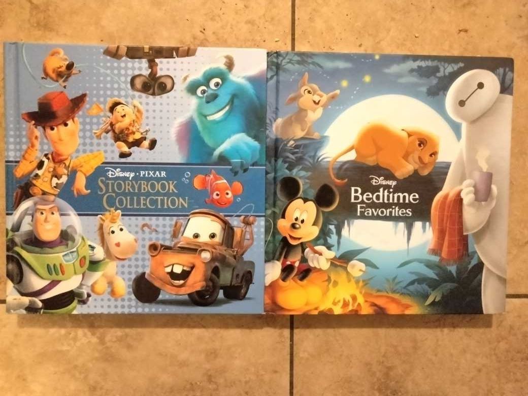 Disney & Pixar Storybook Collection & Disney Bedtime Favorites Books 