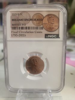 2025 D Lincoln Cent NGC Brilliant Uncirculated