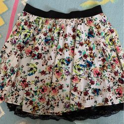 Xhilaration Floral Skirt