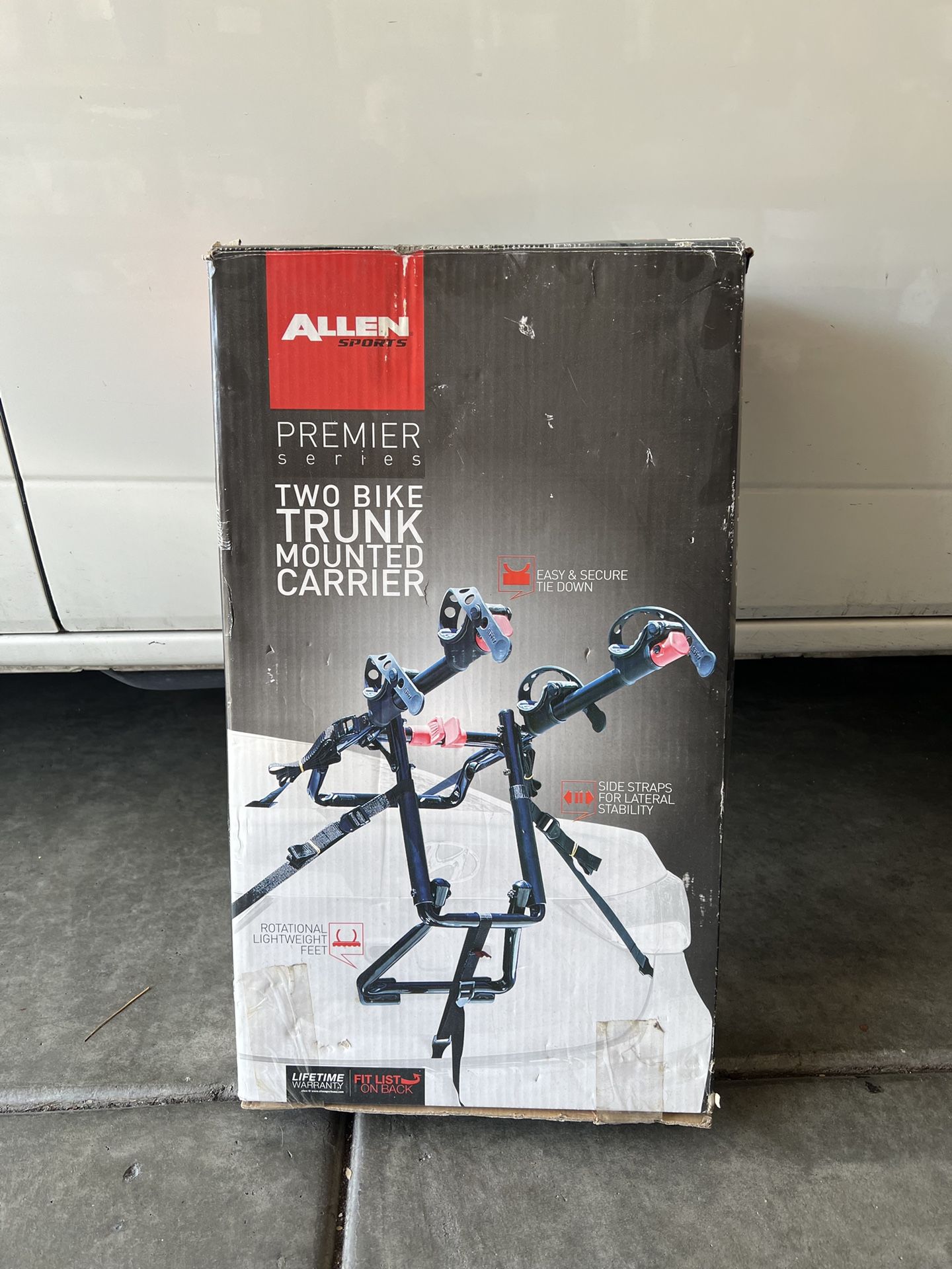 Two Bike Trunk Mounted Carrier