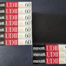 MAXELL UDII audio cassette tapes 