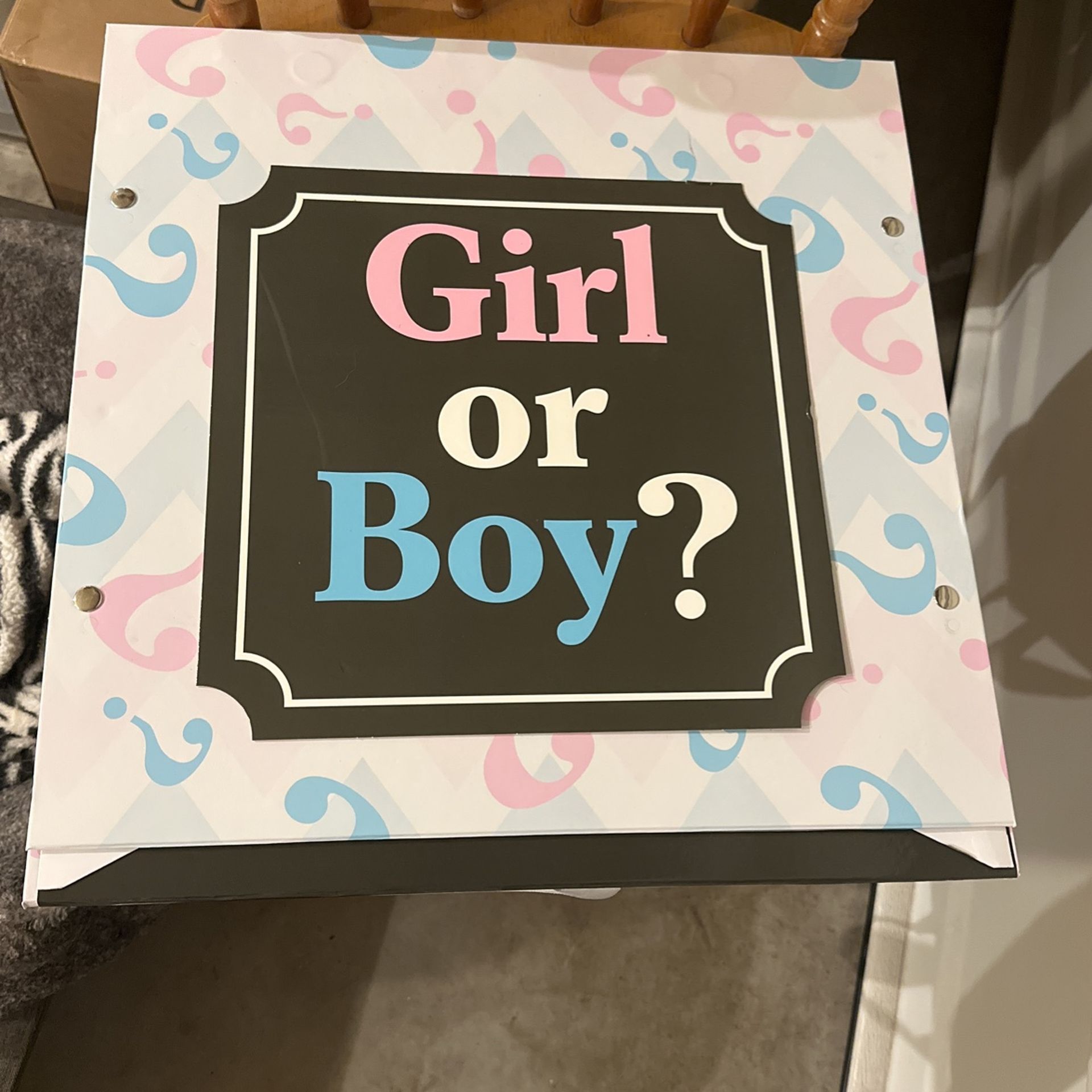 Gender Reveal Box 