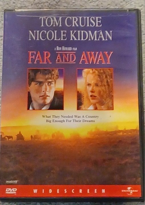 Far And Away Movie DVD Tom Cruise Nicole Kidman Love Story