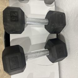 25 Lb Dumbbells